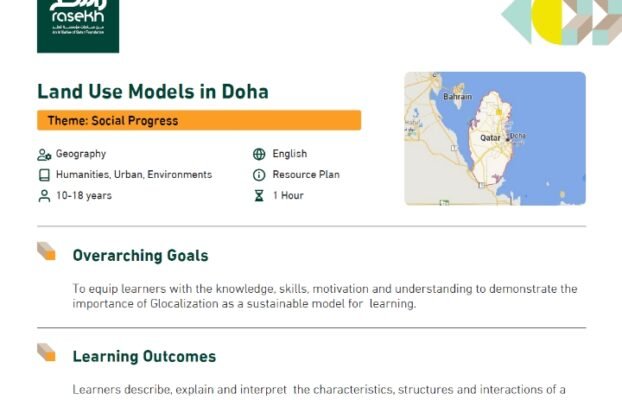 نماذج استخدامات الأراضي في الدوحة