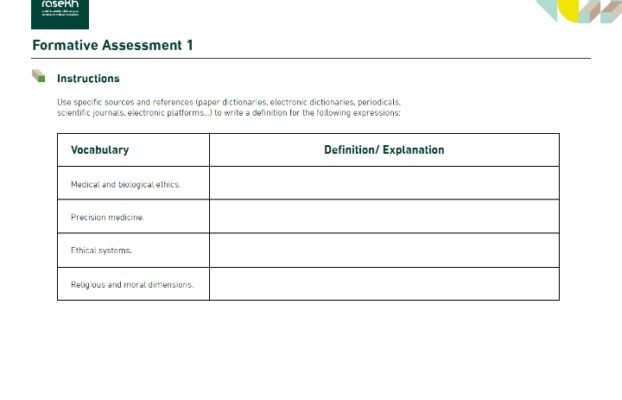 Formative Assessment 1