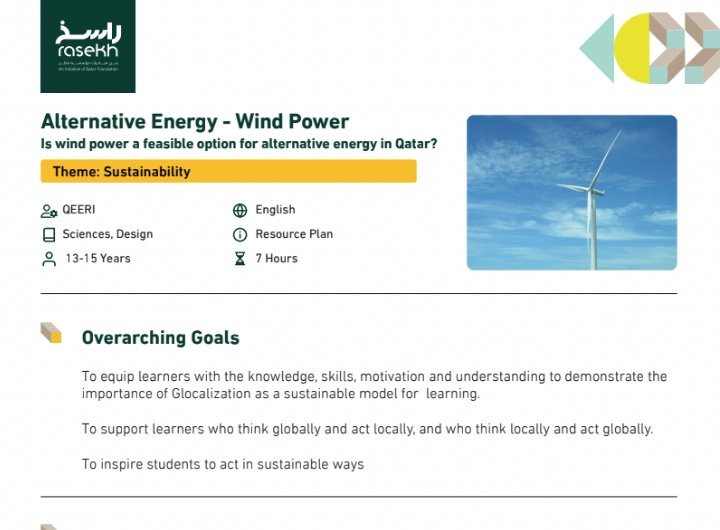 Alternative Energy – Wind Power