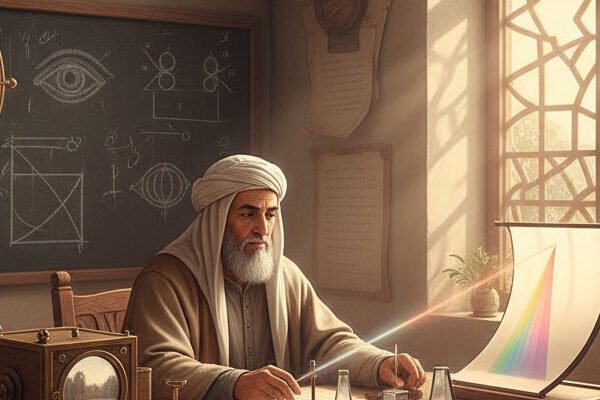 ابن الهيثم والبصريات – العين وعملية الإبصار