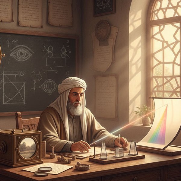 ابن الهيثم والبصريات – العين وعملية الإبصار